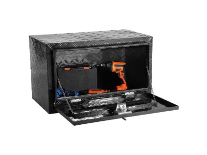 Box pod vozidlo 36"×17"×18" hliníkový, vodotesný, so zámkom pre pickup