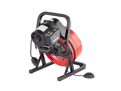 Čistič odpadov 50ft×1/2 inch, 4 rezače, ručný, nožný spínač 2"–4"