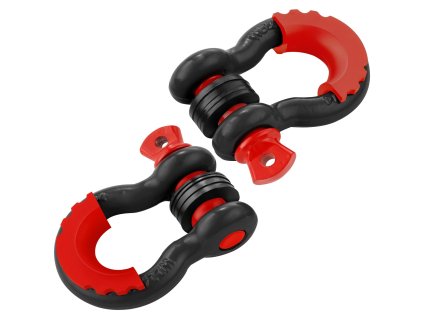 D-šekly 19 mm so skrutkovým kolíkom 22,2 mm nosnosť 28,5 t, 2 ks