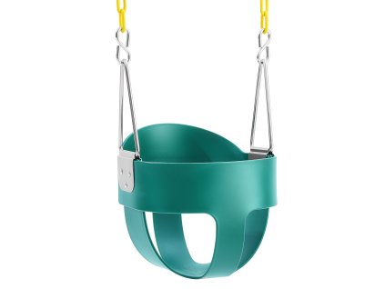 Detské sedadlo na hojdačku, vysoké operadlo, nosnosť 150 lbs, reťaze