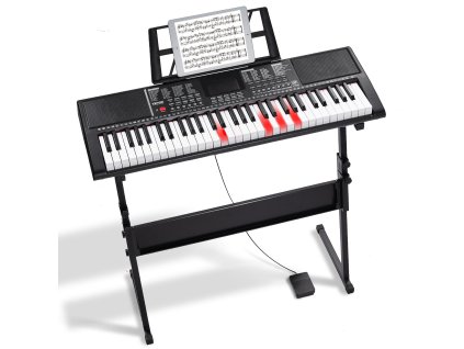 Digitálne klávesy 61 kláves osvetlené 600 tónov 500 rytmov usb midi