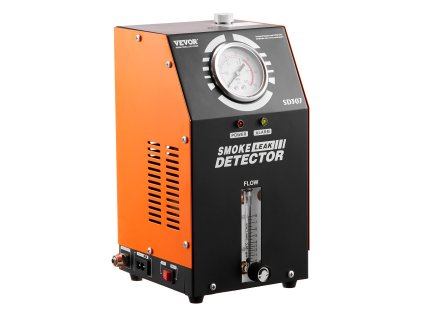 Dymová skúšačka na úniky 12 v s čerpadlom, manometrom a prietokom