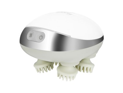 Elektrický masážer, vyhrievanie, dobíjací, IPX7, 8 vymenných hlavíc