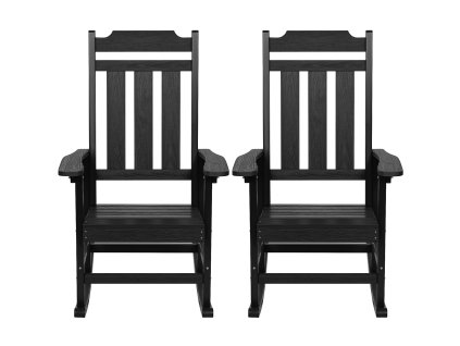 Hojdacie kreslo na terasu 2 ks hips, vysoké operadlo, nosnosť 400 lbs