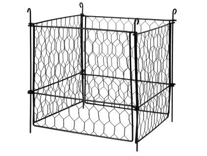 Klietky na rastliny z drôteného pletiva 13.4''×13.4'', 16 ks