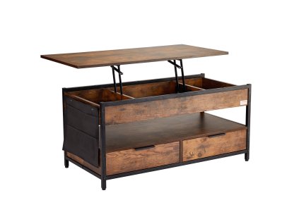 Konferenčný stolík s výsuvným vrchom 39.4 in, usb, osvetlenie, vrecká