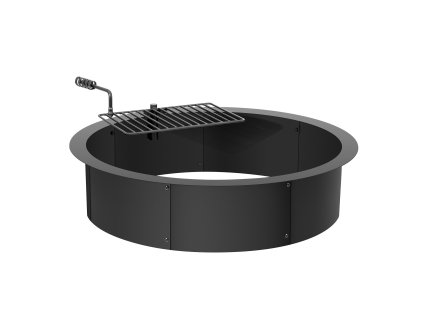 Krúžok do ohniska, oceľ, Ø35in/Ø31in × 8.5in, na povrch/do zeme