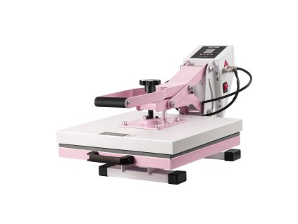 Lis na potlač tričiek elektrický 38×38 cm výsuvný ružový pre textil
