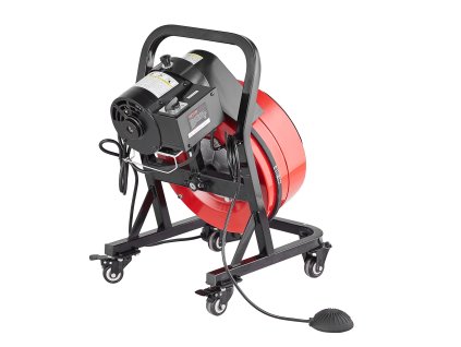 Mechanický čistič kanalizácie 50FT×1/2 Inch, 4 rezače, pre 2"–4" rúry