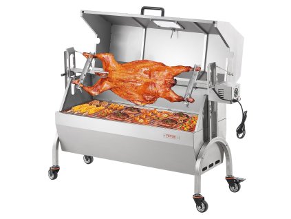 Ražeň na pečenie s rotačným mechanismom 52W, nosnosť 89.8 kg