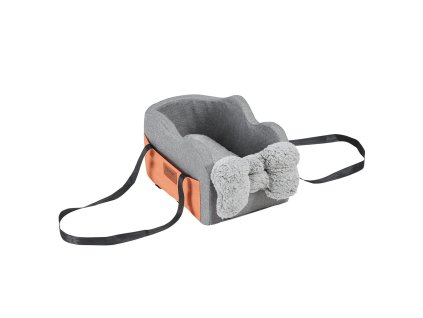 Sedačka pre malého psa na stredový podloket auta, s vodítkom, 8lbs