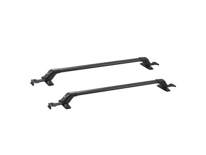 Strešné priečné nosiče hliníkové nastaviteľné so zámkami 70kg bez lišt