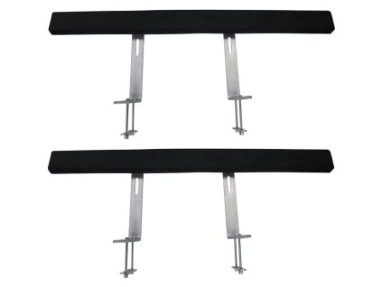 Vodítka na príves pre čln 48", 2 ks, oceľ, čalúnené, príslušenstvo