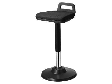 Wobble stolička s madlom, nastav. 24.6-34.4", pena 45 mm, 8°