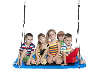 Závesná platformová hojdačka 60 inch, nosnosť 700lbs, 900d, 2 popruhy