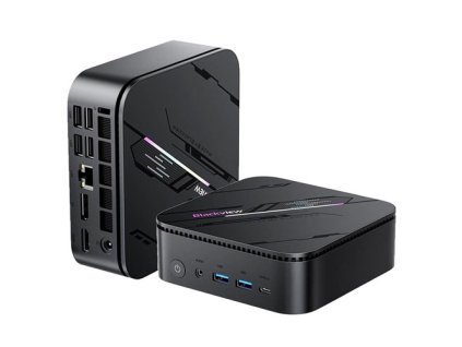 Blackview MP100 Pro Mini PC, Intel i5-12450H 8 Cores Max 4.4GHz, 16GB RAM 512GB SSD, HDMI+DP+USB-C Triple 4K Display, WiFi 6 Bluetooth 5.2, 4*USB 3.2 Gen 1 Type-A, 2*USB 3.2 Gen 2 Type-A, 1*RJ45, 1*Audio Jack