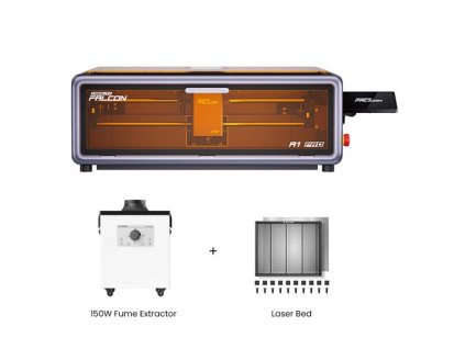 Creality Falcon A1 Pro 20W Laser + 150W Fume Extractor + Laser Bed