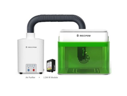 Mecpow M1 FDA Class 1 5W Laser Engraver + 1.2W IR Module + Air Purifier