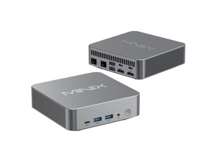 MINIX N512 Mini PC, Intel Core i5-12600H 8 Cores Max 4.5GHz, 16GB RAM 1TB SSD, 2*HDMI + USB-C + Thunderbolt 4 Quad Screen Display, WiFi 6 Bluetooth 5.2, 4*USB3.2, 1*2.5G LAN, 1*1G LAN, 1*Audio Jack