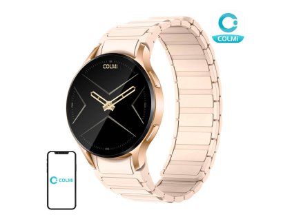 162473 colmi i28 ultra smartwatch magneticky remienok zlaty