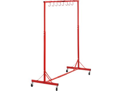 Stojan na lakovanie 5 ft-7 ft, nosnosť 66 lbs, 8 hákov, 4 kolieska