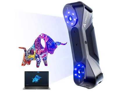 Creality Raptor 3D Scanner, Hybrid Blue Laser NIR, 60fps Scanning Speed, Objects Between 5-2000mm, 24-bit Full-Color Scan, 0.02mm Accuracy, Anti-shaking