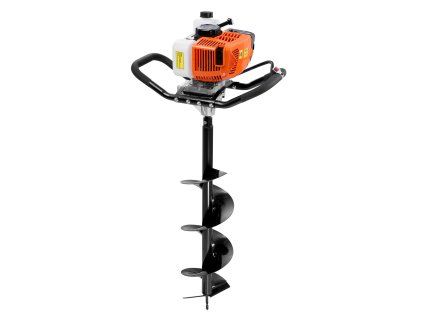 Benzínový zemný vrták 63CC 2400W s 20,3cm vrtákmi a predlžovacou tyčou