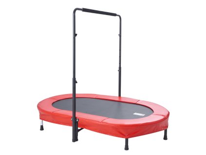 Detská trampolína 56×36 inch skladacia s madlom pre deti od 3 rokov