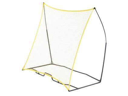 Futbalový odrazový panel 7×7FT, železo a polyester, prenosný