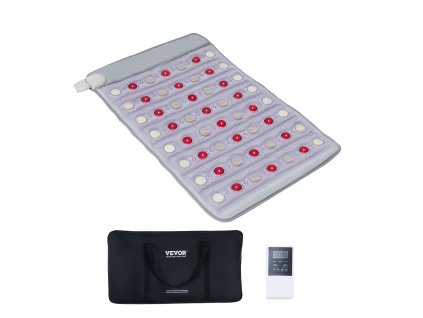 Infračervená podložka 660nm, ametyst+jade+turmalín, 32"×20", 103–159℉