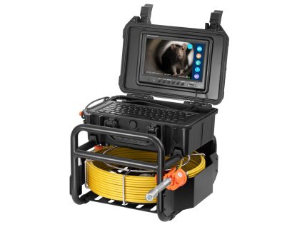 Inspekčná kamera do potrubia 70 m, 9" 1080p, 512hz, 12 led, 32gb