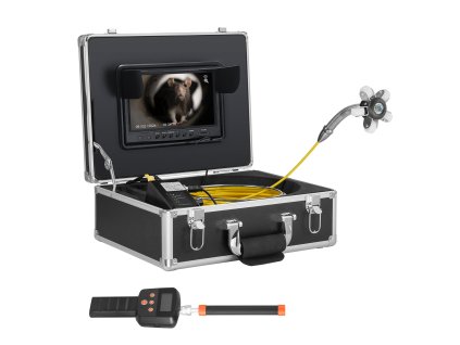Inšpekčná hadicová kamera 50 m, 9" monitor, 512 Hz lokátor, IP68