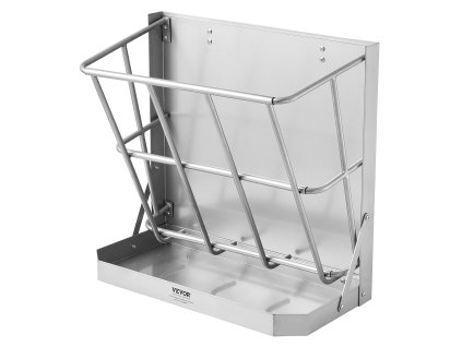 Kŕmidlo na seno a zrno 21 gallons, 2 v 1, nástenné, oceľové pre kozy