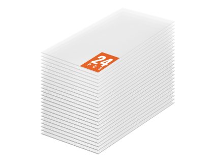 Polykarbonátové panely do skleníka 2'×4'×0.16'' zelené uv odolné