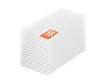 Polykarbonátové panely do skleníka, 15 ks, 2'×4'×0.24'', uv, odolné