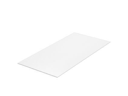 Polykarbonátové strešné dosky do skleníka 5 ks 2'×4'×0.32'' vlnité uv