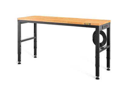 Pracovný stôl s nastaviteľnou výškou 121.9 cm × 50.8 cm s zásuvkou