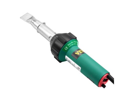 Teplovzdušná pištoľ na zváranie plastov 1600W, 122–1112℉, 2 trysky