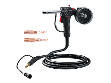 Cievkový horák 100Amp, 10FT kábel, drôty 0.023"/0.030"/0.035"