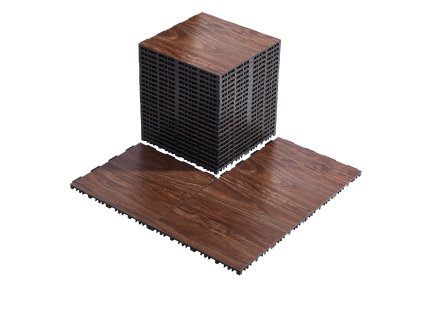 Dlaždice tanečnej podlahy 12.4×12.4 in, 25 ks, spájateľné, odpružené