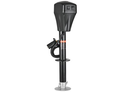 Elektrický zdvihák ťažného čapu 5000 lbs, 7-pin, 10"-28.3", s kľukou