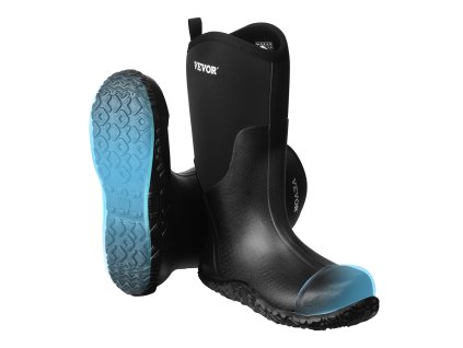 Gumová čižma s oceľovou špičkou, vodotesná, protišmyková, veľkosť 11 US