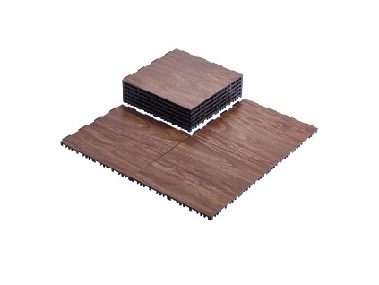 Moduly tanečnej podlahy 12.4×12.4 in, 9 dielov, tlmený podklad