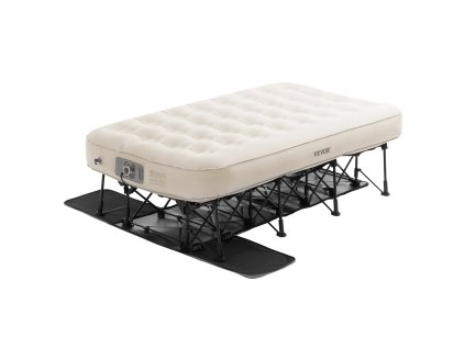 Nafukovacia posteľ s rámom, vstavaná pumpa, 1 os., nosnosť 300 lbs