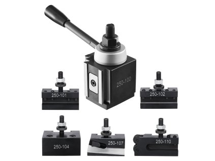 Rýchlozámenný klinový stojan 6 ks držiakov pre sústruhy 6"-12"