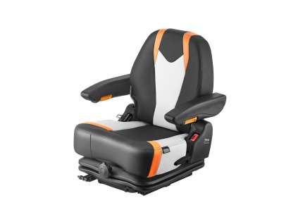 Sedadlo univerzálne s odpružením, nastaviteľné operadlo, opierky a pás