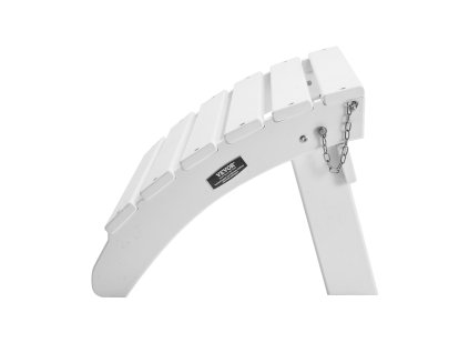 Skladací podnožník hdpe 17.7×19.7×13.8 inch, biely pre stoličku