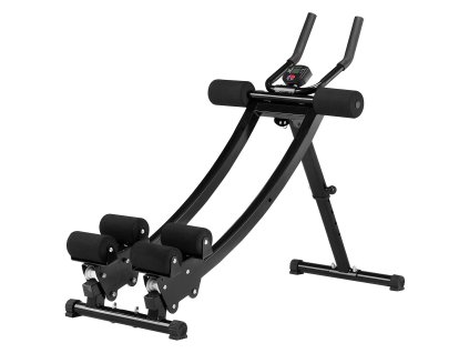 Stroj na brušné svaly dvojdráha skladací nastaviteľný nosnosť 440 lbs