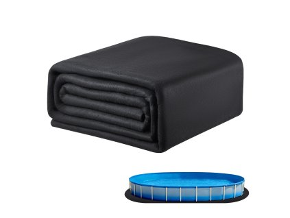 Podložka pod liner 15×30 ft pre nadzemné bazény recyklovaný geotextil