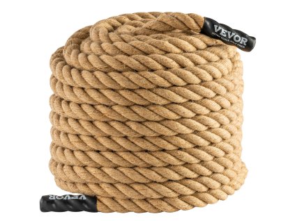 Šplhacie lano 2.5 cm × 3048 cm pre fitness a domáce posilňovanie